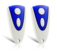 Lot de 2 pièces de rechange pour émetteur manuel Novotron 502, ouvre-porte de garage 433,92 MHz, 2 canaux, télécommande compatible avec l'émetteur manuel Novoferm 502 MAX43-2, Novotron 512 MIX43-2