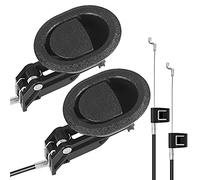 Lot de 2 pièces de rechange pour fauteuil inclinable avec poignée de traction et câble de libération (2 ensembles), mécanisme de réparation pour fauteuil inclinable compatible avec Lazyboy Ashley Lazy