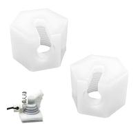 Lot de 2 pièces de rechange pour machine à soda SodaStream - Accessoires pour SodaStream - Pièces de rechange - Raccord de tuyau - Écrou de rechange - Convient pour SodaStream Crystal 1.0 et 2.0