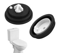 Lot de 2 pièces de rechange Tece, valve de remplissage Tece, joints de chasse d'eau, pièces de rechange pour réservoir de chasse d'eau (noir)