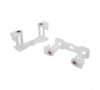 Lot de 2 pièces de support en plastique pour ponceuse 4510 Blanc