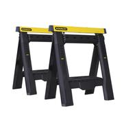 Lot de 2 pièces de tréteaux pliables télescopiques - STANLEY - STST1-70559