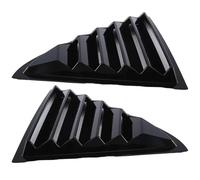 Lot de 2 pièces pour Chrysler 300C Berline (2011-2021) : Cache-perceuse Custode, Garniture volet d'aération latéral extérieur Persiennes de fenêtre latérale(Matte Black)