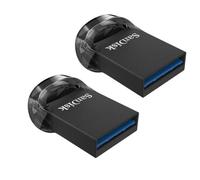 Lot de 2 pièces SanDisk Ultra Fit 64 Go clé USB 3.1 avec jusqu'à 130 Mo/s en Vitesse de Lecture - Pack de 2
