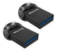Lot de 2 pièces SanDisk Ultra Fit 64 Go clé USB 3.1 jusqu'à 130 Mo/s en Vitesse de Lecture