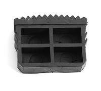 Lot de 2 Pieds Antidérapants en Caoutchouc pour échelle Domestique ,pour l'échelle en Aluminium Dont les Pieds Mesurent 57 x 21 mm (Noir) , Pieds de meubles