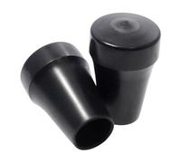 Lot de 2 pieds de béquille en caoutchouc Noir 22 mm compatible pour Vespa PK PX COSA LML