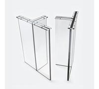 Lot de 2 Pieds de Bureau Modernes en Acrylique Transparents pour projets de Bricolage. Pieds de Bureau flottants Transparents 70 x 70 cm. Idéal pour la décoration intérieure et Le vlogging.