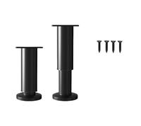 Lot de 2 pieds de meubles réglables et robustes faciles à utiliser pour armoires, tables basses et canapés