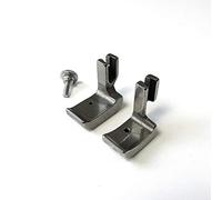 Lot de 2 pieds de passepoil pour machine à coudre industrielle à tige haute (taille de la rainure : 12,7 mm)