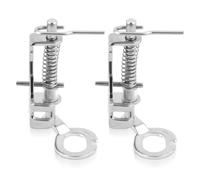 Lot de 2 Pieds de Quilting pour Machine à Coudre, Pied de Quilting à Mouvement Libre en Acier Pied-de-Biche pour Machine à Coudre Compatible avec Singer, Brother, Kenmore, Bernette