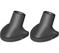 Lot de 2 pieds de rechange noirs pour sac de golf, résistants à l'usure, en caoutchouc, accessoires nécessaires pour sac de club de golf, forte adhérence, facile à installer