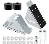 Lot de 2 pieds de rechange pour échelle d'extension en aluminium compatibles avec les échelles d'extension de série D1200 D1300 D1700 D1800