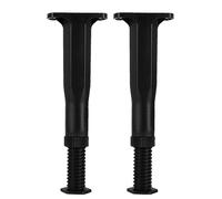 Lot de 2 pieds de support central à hauteur réglable, pieds de support de lit de rechange pour cadre de lit, pieds de pied d'armoire, support de charge.