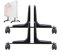 Lot de 2 Pieds de Support pour paravent, Support d'équilibrage d'écran en Alliage d'aluminium, séparateur de pièce, Brise-Vue, Bureau à Domicile, Pieds, Panneau, séparateur de pièce, Support