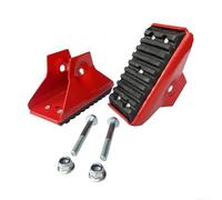 Lot de 2 pieds d'échelle antidérapants avec motif antidérapant en caoutchouc, pièces d'extension en alliage d'aluminium, pour réduction du bruit et stabilité, niveleur d'échelle pour la plupart des