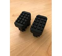 Lot de 2 pieds d'échelle compatibles avec les chaussures intérieures Hailo - 35 x 20 mm