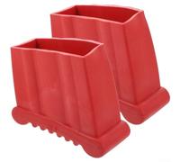 Lot de 2 pieds d'échelle en caoutchouc pour escabeaux et meubles pour soutenir la protection fonctionnelle du sol