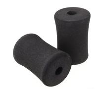 Lot de 2 pieds en mousse pour banc de musculation et équipement de gym pour mécanismes de courbure des jambes pour remplacer les rouleaux manquants ou endommagés sur les bancs d'exercice (120 x 80)