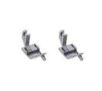 Lot de 2 pieds presseurs à charnière pour machine à coudre industrielle avec guide droit SP-18 Taille 11, taille 1/2