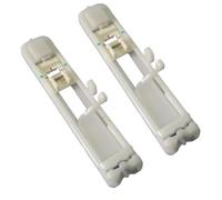 Lot de 2 pieds presseurs pour machine à coudre automatique - Outil pratique pour travaux manuels avec installation facile - Pied pour boutonnière automatique