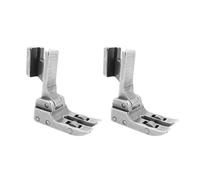 Lot de 2 pieds presseurs pour machine à coudre, pied presseur à rouleau industrielle, pied presseur à tige haute en cuir, imprimante à rouleau pour machine à coudre industrielle Singer Juki