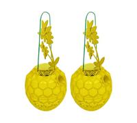 Lot de 2 pièges à abeilles d'extérieur UV LED | Réutilisables pour porche, piscine, camping, sous-toit, jardin, jardin, jardin, jardin, parc, terrasse