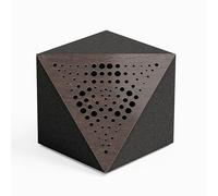 Lot de 2 pièges à basses d'angle pour plafond « TRICUB-WILDS » en mousse acoustique avec plaque HDF laminée perforée | Piège à basse cube | Couleur : (Wenge, TRICUB-WILDS)