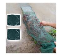 Lot de 2 pièges à crevettes et crabes de 2,2 à 15,9 m de Long, pièges à Poissons, Filet de pêche, piège Automatique for Attraper Plus de Poissons Facilement(Long2.4m/7.9Ft)