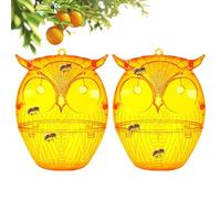 Lot de 2 pièges à guêpes pour l'extérieur - 2 vestes écologiques réutilisables à suspendre pour maison, terrasse, cour, arrière-cour, cuisine