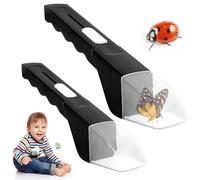 Lot de 2 pièges à insectes vivants extra longs pour araignées, guêpes, coléoptères, pièges à insectes, non toxiques et réutilisables, attrape-insectes pour la maison et le jardin