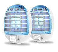 Lot de 2 pièges à mouches avec lumières bleues