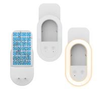 Lot de 2 pièges à Mouches d'intérieur (2 appareils + 10 Cartes de Colle), veilleuse, Tue-moustiques, piège à Insectes Volants à Brancher pour moustiques, Mouches, Mouches des Fruits, Mites