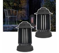 Lot de 2 pièges à Moustique d'extérieur Auto-nettoyant EZIlight® Mosquito Garden MG 10 Black