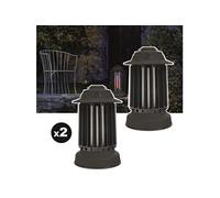 Lot de 2 pièges à moustique d'extérieur auto-nettoyant Mosquito Garden MG 10 Black