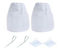 Lot de 2 pièges à peluches pour sèche-linge - Sacs de rechange pour sèche-cheveux d'animaux domestiques - Sacs de rechange pour le lavage de l'évier à linge - Pour la maison et l'appartement