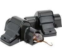 Lot de 2 pièges à rats qui tuent instantanément - Réutilisables - Piège à double entrée pour gros rats - Pour une utilisation en intérieur et en extérieur - Grand dispositif de lutte contre les
