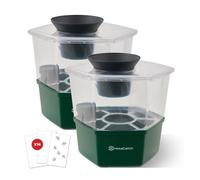 Lot de 2 pièges moustiques Anti pontes Hexacatch - MASTER TRAP BY FAVEX - Anti-moustique et moustiques tigres - Sans électricité