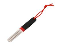 Lot de 2 Pierre à Aiguiser Hameçon Diamant Aiguiseur Double Face Affûtage Portable avec Poignée Noire Antidérapante et Cordon Outil Pêche Extérieur pour Hameçons Pointus