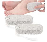 Lot de 2 pierres ponces pour pieds | Grattoir à talon manuel pour femmes, hommes, coureurs, athlètes, danseurs, voyageurs, spa, salon, amateurs de beauté au
