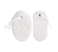 Lot de 2 pierres ponces pour soins des pieds, pierre ponce pour callosités et durcissement de la peau pour les pieds et les mains, soin des pieds en pierre de lave naturelle