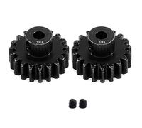 Lot de 2 pignons à 19 dents en acier trempé 3949X (32 pas) pour Traxxas Slash Rrustler Stampede Raptor 4x4 VXL TRX-4 TRX-6 19T