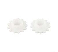 Lot de 2 pignons de direction en plastique dur 13T 42 mm compatibles avec Stiga Park Villa pour Mountfield 4125m 4135h 4155h 4155h Remplace 1134-2816-01