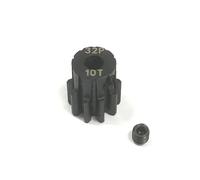 Lot de 2 pignons de moteur 32P 3,175 mm, 10T, 11T, 12T, 13T, 14T, 15T, 16T, 17T, 18T, 19T, 20T, 21T, 22T, 23T, 24T, 45#, acier et métal(10T)