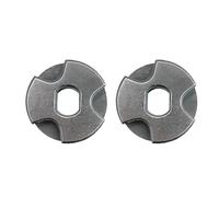 Lot de 2 pignons de tronçonneuse durables en acier inoxydable - Pièces de rechange adaptées aux outils électriques avec engrenages de tronçonneuse de 10 mm et 12 mm d'alésage