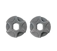 Lot de 2 pignons de tronçonneuse robustes fabriqués en acier inoxydable pour applications d'outils électriques avec pignon de tronçonneuse de 10 mm et 12 mm d'alésage