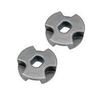 Lot de 2 pignons professionnels en acier inoxydable pour outils électriques avec alésages de 10 mm et 12 mm