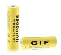 Lot de 2 Piles 3.7v #18650 - 9900mah