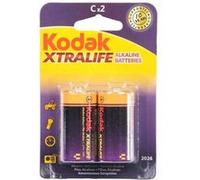 Lot de 2 Piles Alcaline Kodak Xtralife LR14 Violet G