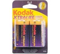 Lot de 2 Piles Alcaline Kodak Xtralife LR20 Violet G
